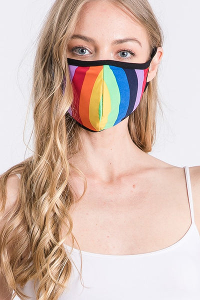 Rainbow Diva Face Mask