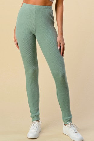 Tiffany Comfy Ridged Bottoms - Baby Green