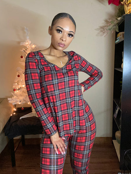 Chrissy Plaid 2-Piece Set