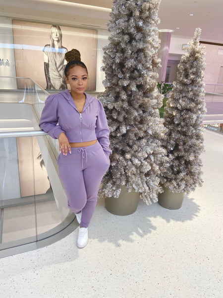 Brittany joggers- Lilac